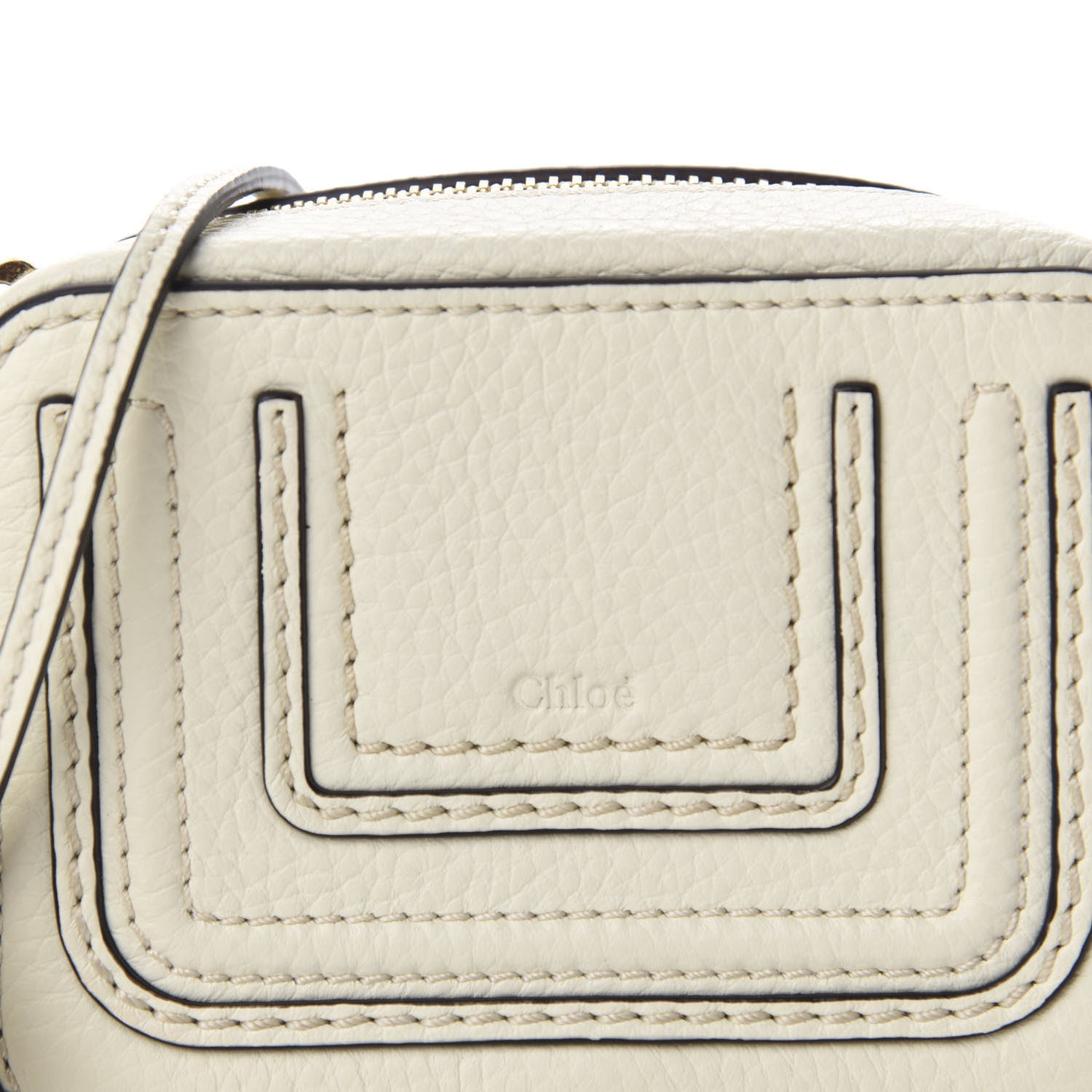 Chloe Calfskin Mini Marcie Crossbody Bag Natural White 11 of 12