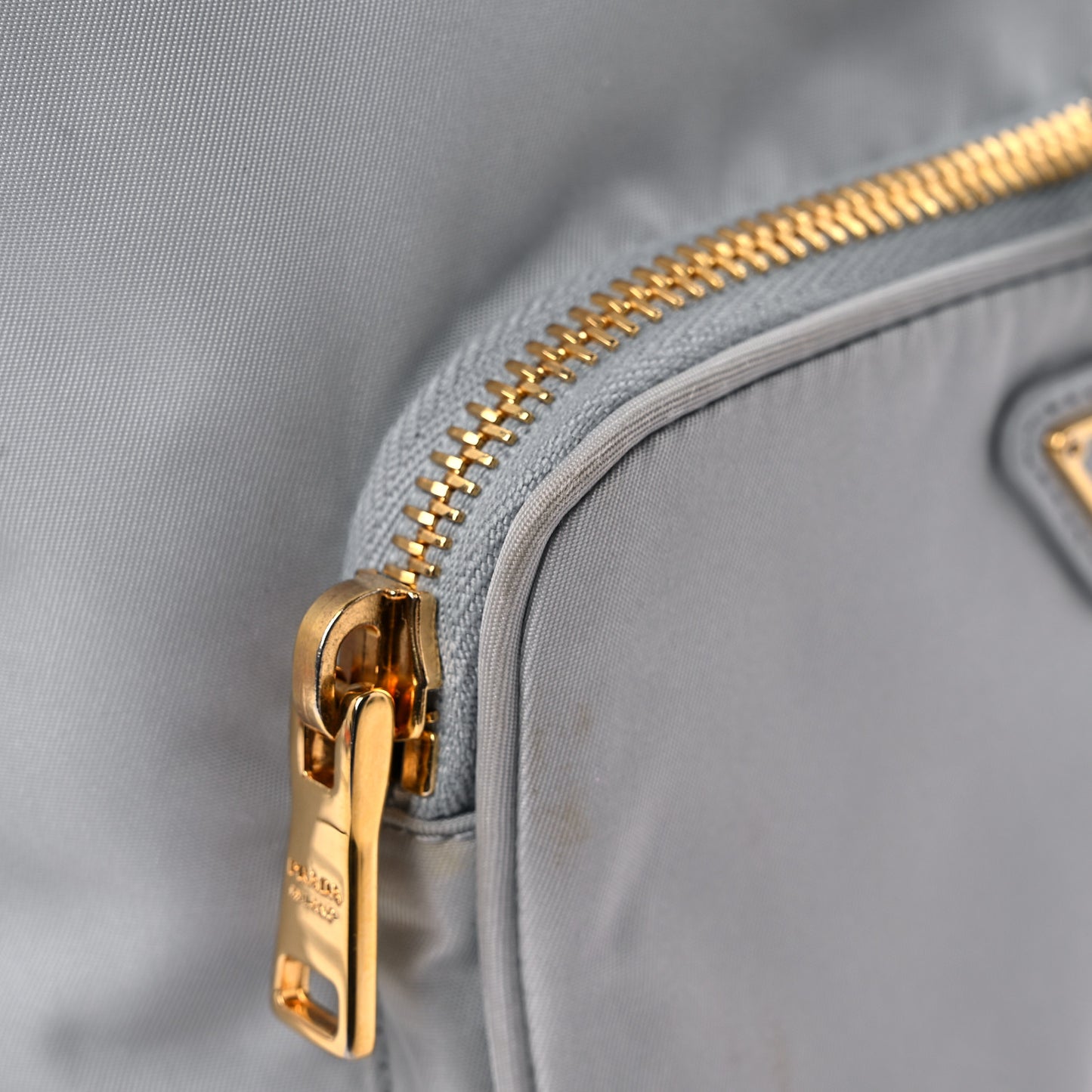 Re-Nylon Saffiano Duet Bucket Crossbody Bag Fiordaliso
