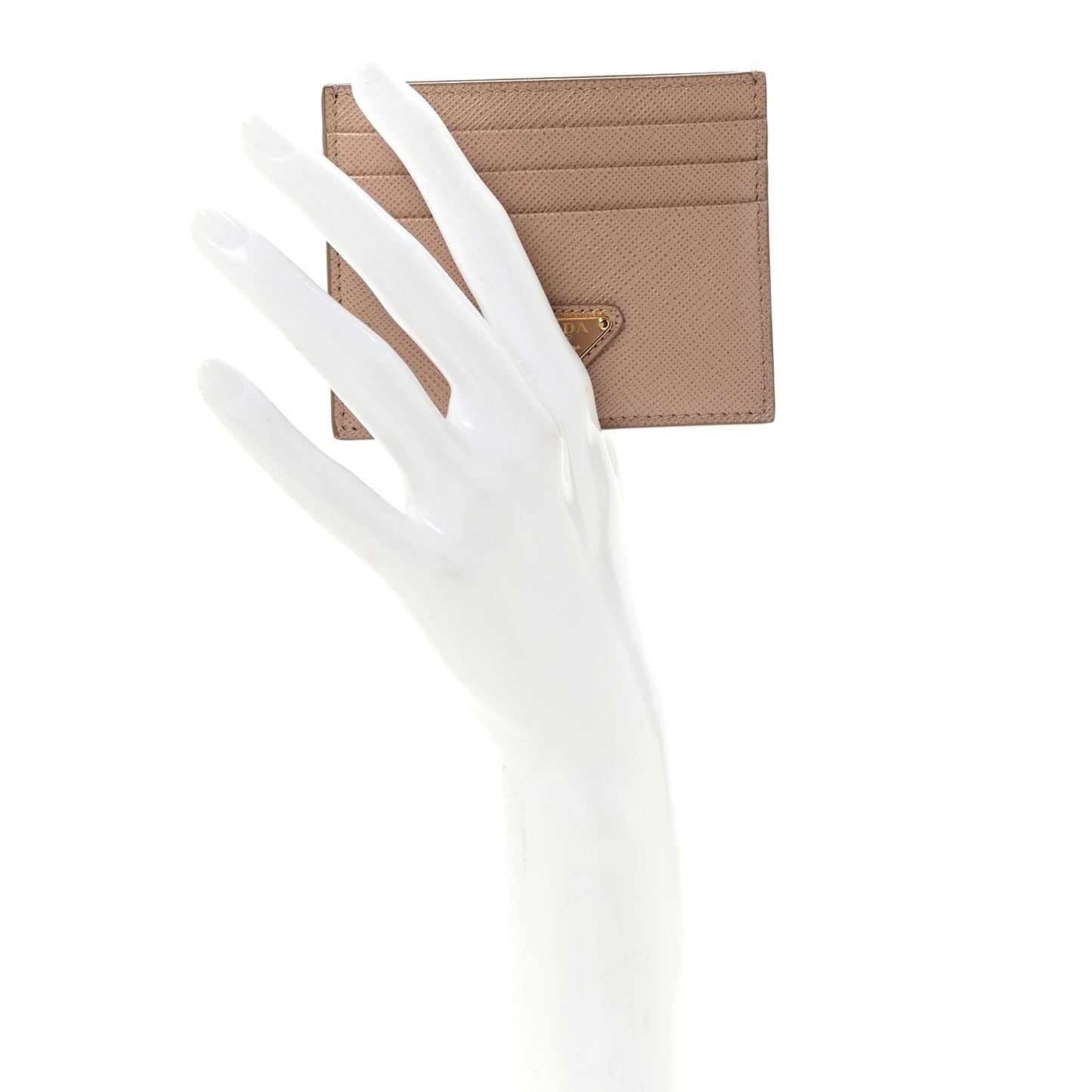 Saffiano Triangle Card Holder Cipria