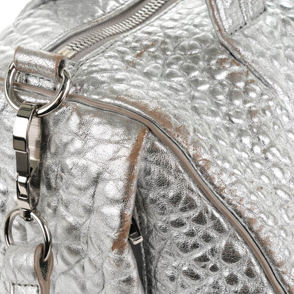 Alexander Wang Metallic Pebbled Lambskin Rocco Rhodium Hardware 8 of 11