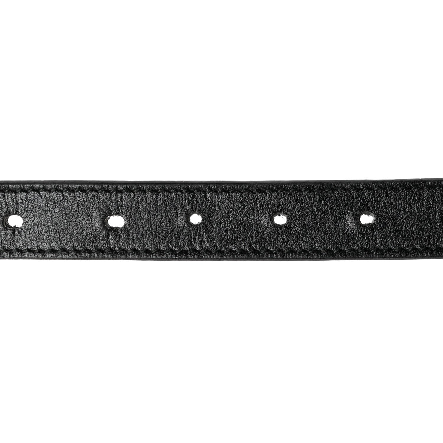 Gucci Calfskin Double G 20mm Belt 85 34 Black 8 of 10