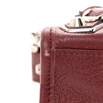 Balenciaga Chevre Silver Metallic Edge Hardware Mini City Cassis 11 of 11