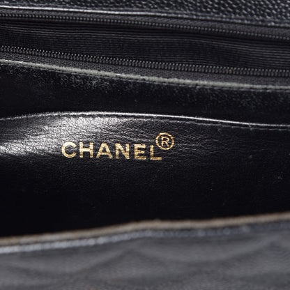 Chanel Caviar Quilted Jumbo Single Flap Black 6 of 20