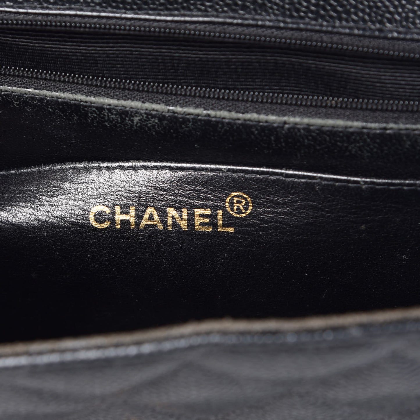 Caviar Quilted Jumbo Single Flap Black