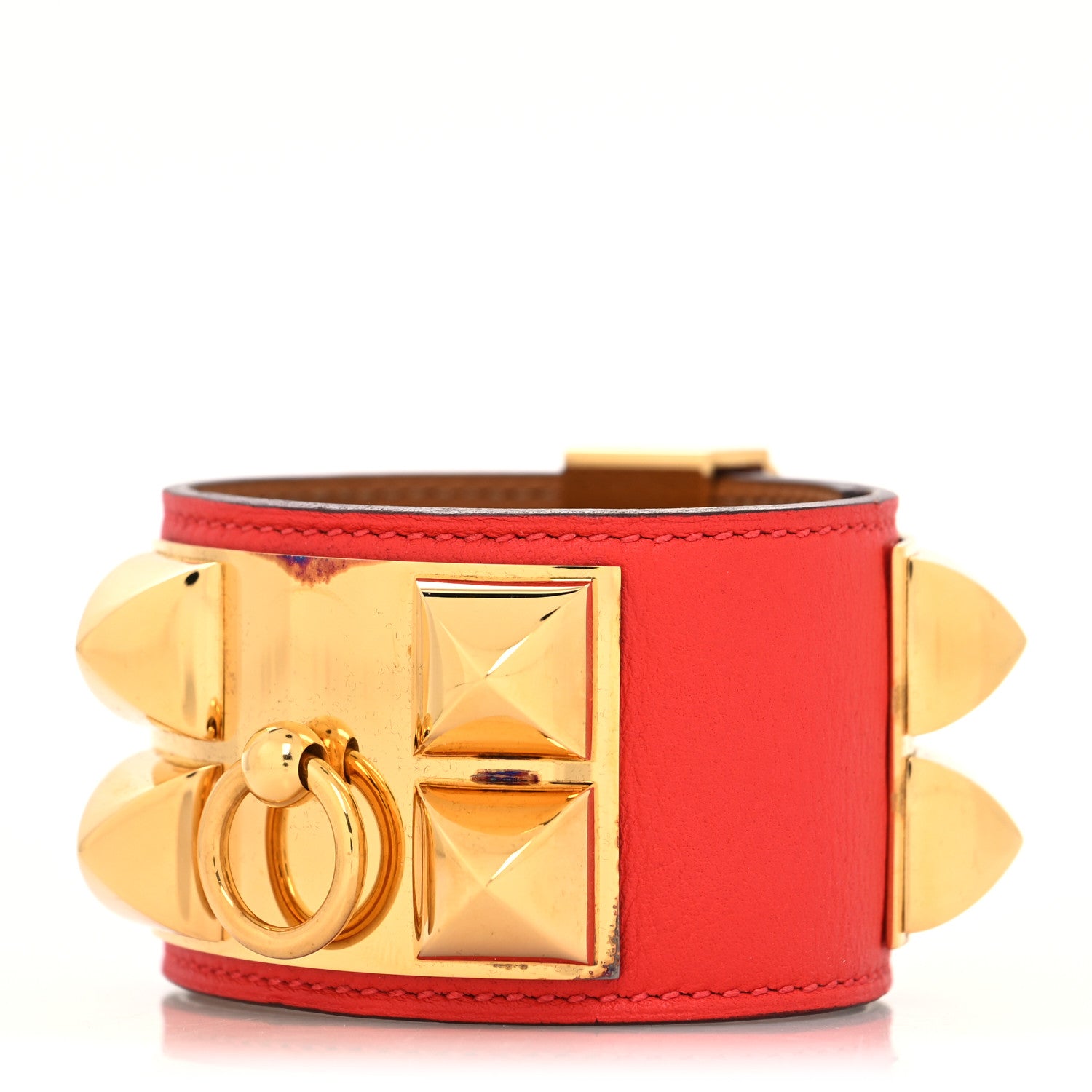 Hermes Swift Collier de Chien CDC Bracelet S Rouge Tomate 1 of 7