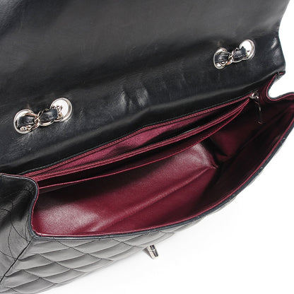 Chanel Lambskin Quilted Jumbo Single Flap Black 4 of 8