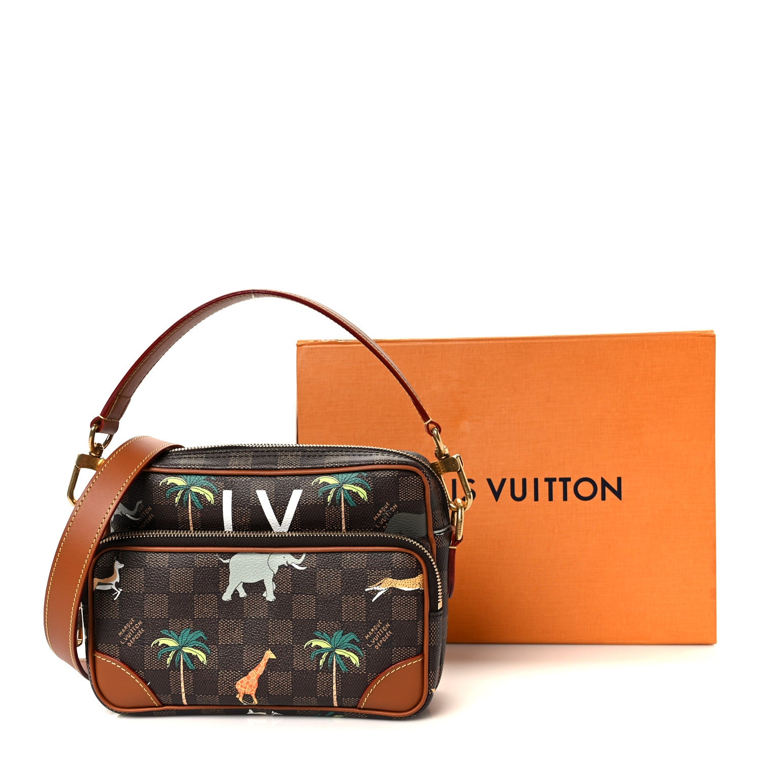 Louis Vuitton X The DARJEELING LIMITED Damier Ebene Nil MM 1816033