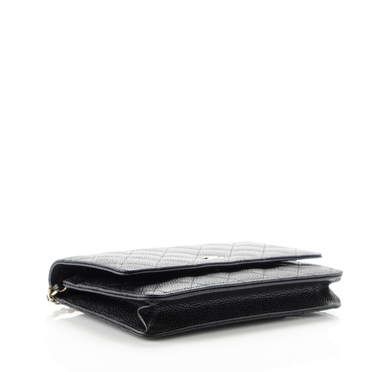 Chanel Caviar Quilted Wallet On Chain WOC Black 4 of 8