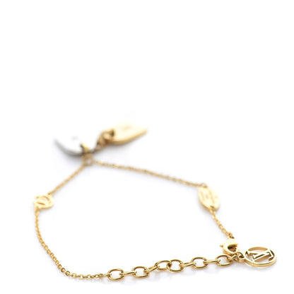 Louis Vuitton Brass Nanogram Bracelet Silver Gold 3 of 5