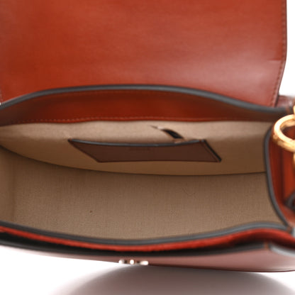 Chloe Calfskin Suede Large Tess Bag Sepia Brown 5 of 9