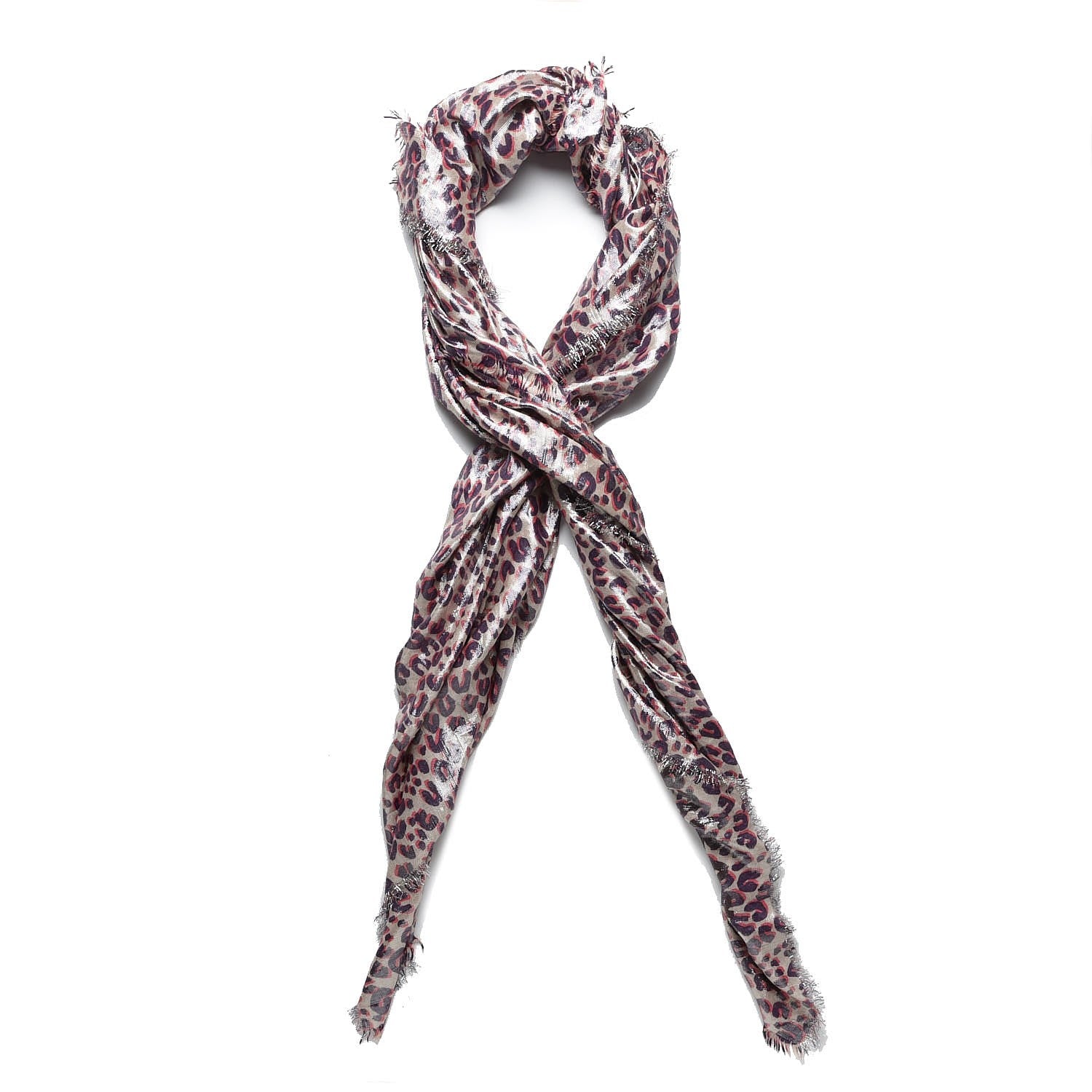 Louis Vuitton Cashmere Silk Stephen Sprouse Disco Leopard Stole 1 of 4