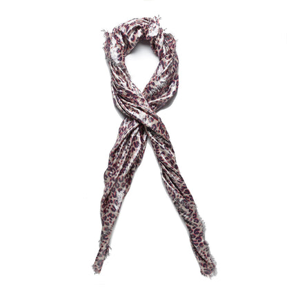 Louis Vuitton Cashmere Silk Stephen Sprouse Disco Leopard Stole 1 of 4