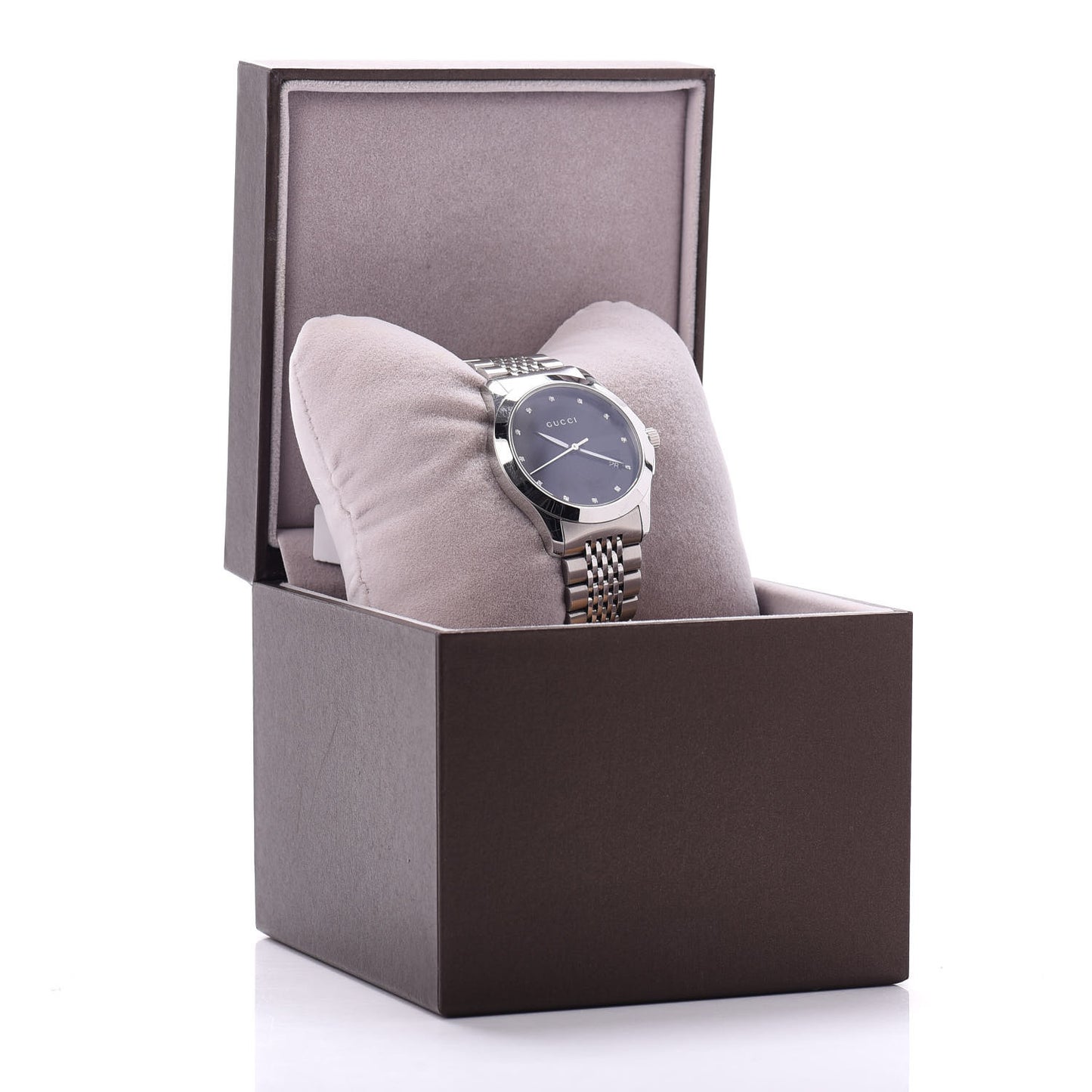 Stainless Steel Diamond 38mm G-Timeless Quartz Watch Black
