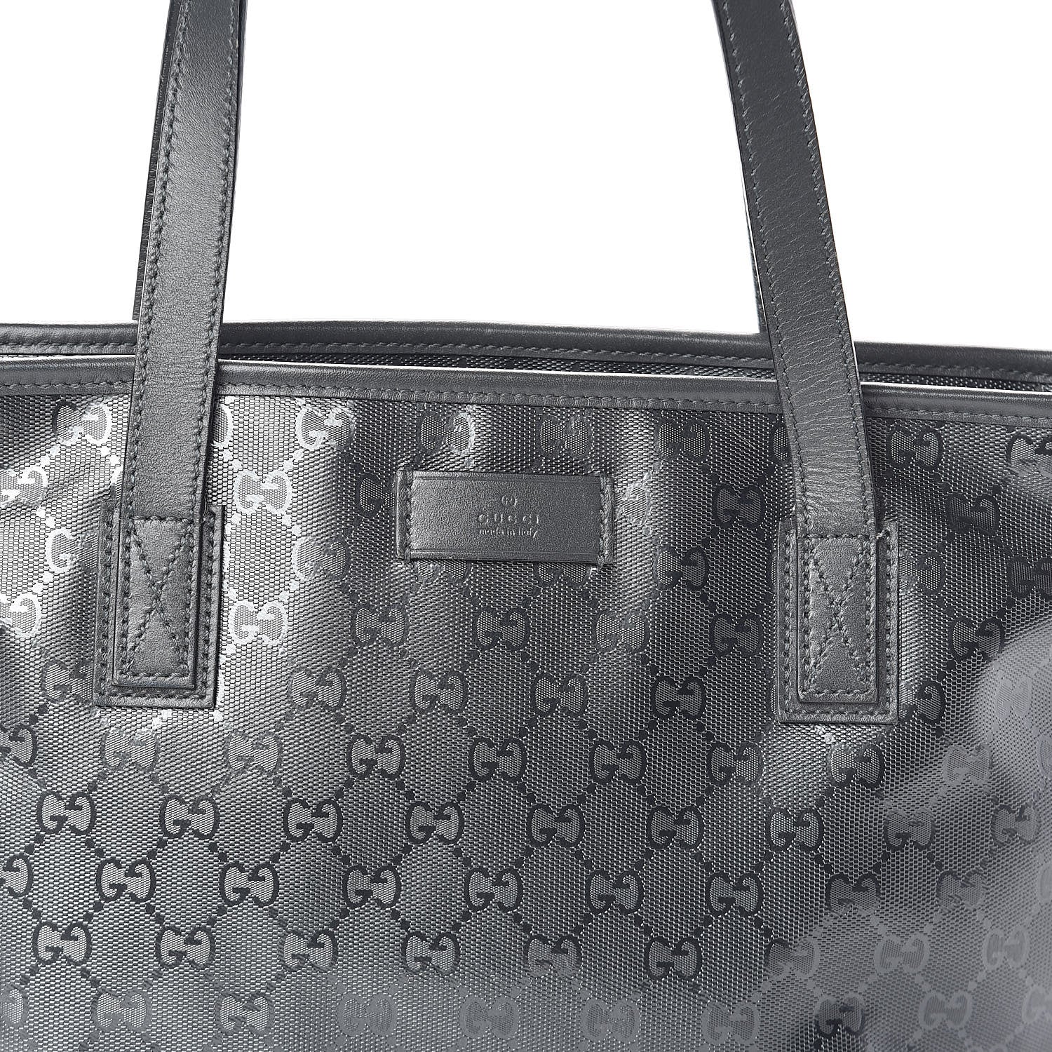 Gucci Imprime Monogram Small Joy Tote Black 7 of 9