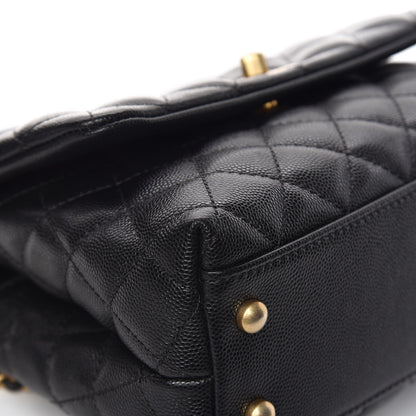Chanel Caviar Quilted Mini Coco Handle Flap Black 10 of 14