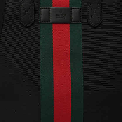 Gucci Techno Canvas Web Vertical Tote Black 8 of 10