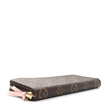 Louis Vuitton Monogram Clemence Wallet Rose Ballerine 4 of 7