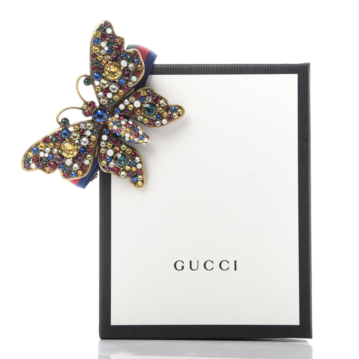 Web Crystal Butterfly Bracelet Multicolor