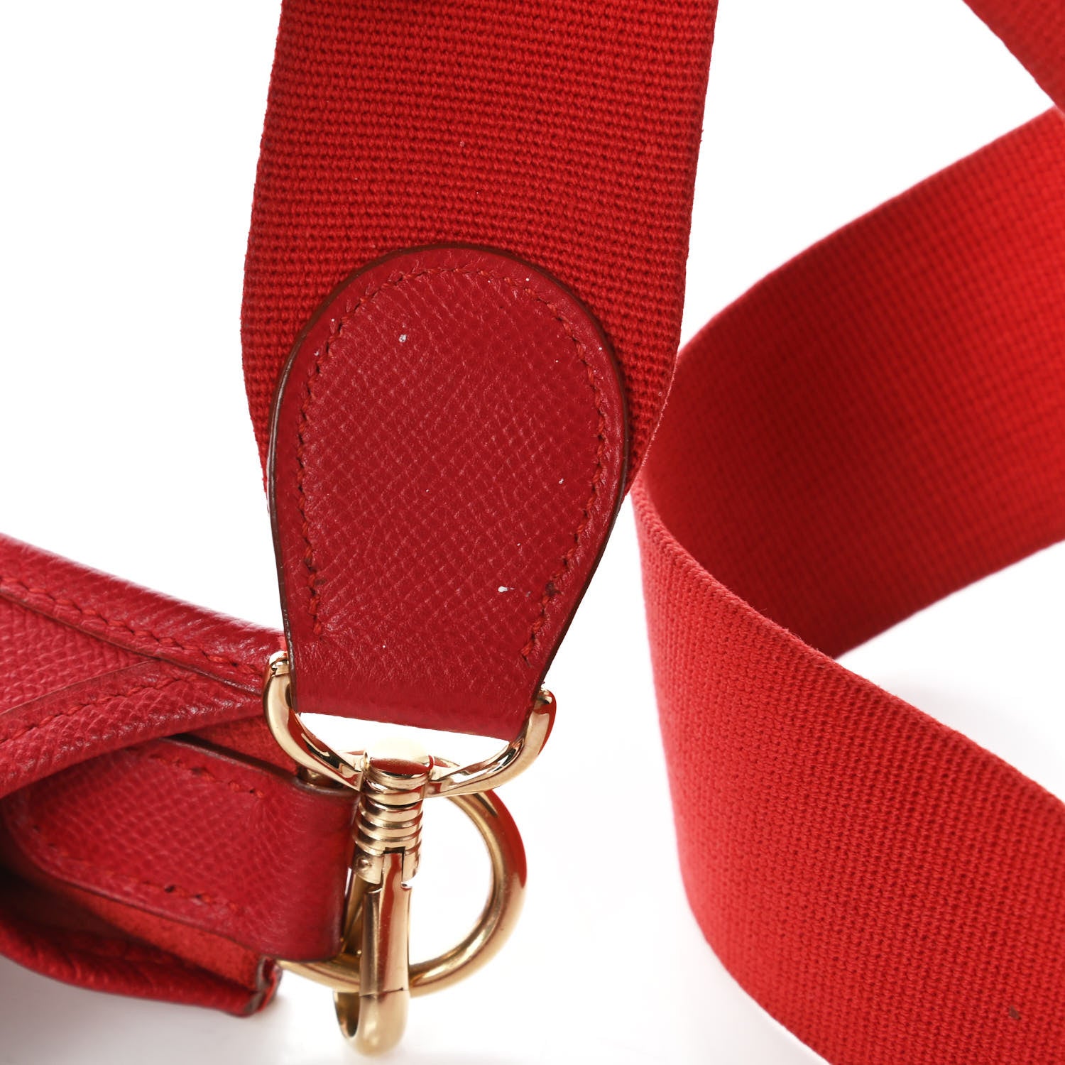 Hermes Courchevel Evelyne GM Rouge Vif 11 of 15