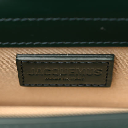 Jacquemus Glazed Calfskin Le Bambino Dark Green 6 of 10