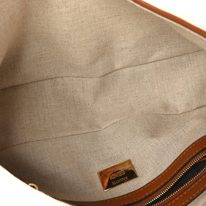 Fendi Kuban Canvas Vitello King FF Embroidered Baguette Grezzo Multicolor 5 of 9
