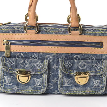 Louis Vuitton Monogram Denim Neo Speedy Blue 6 of 8