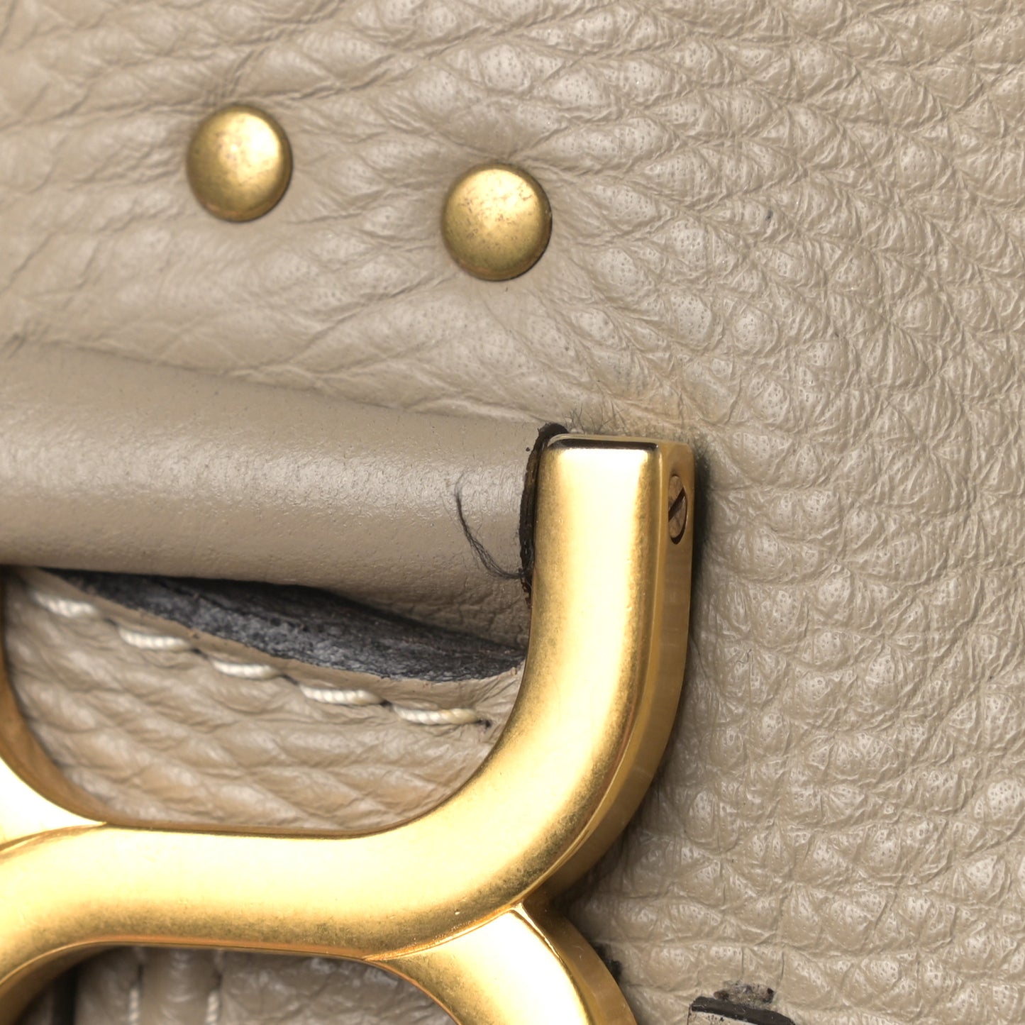 Calfskin Medium Marcie Satchel Beige