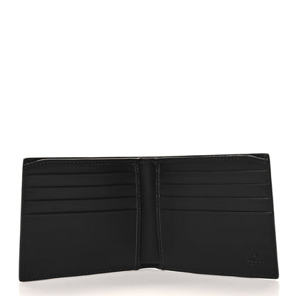 Gucci Plutone Calfskin Logo Bi-Fold Wallet Black 5 of 7