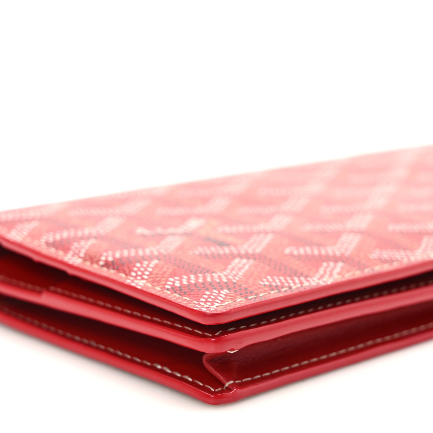 Goyardine Richelieu Wallet Red