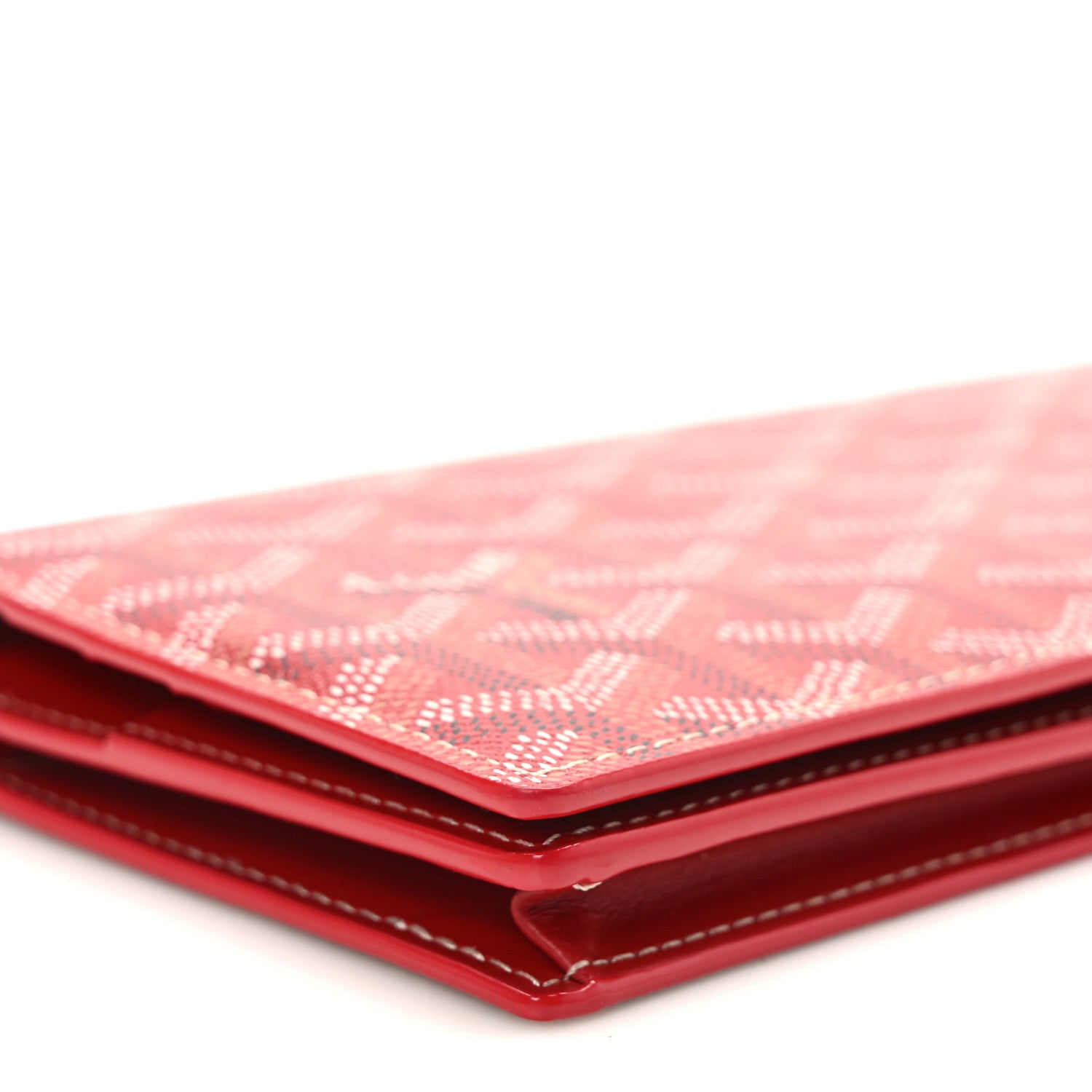 Goyard Goyardine Richelieu Wallet Red 7 of 9