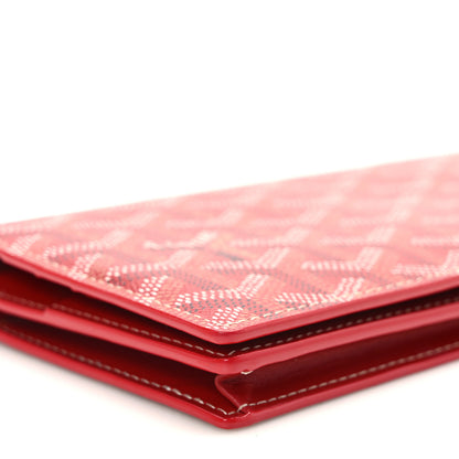 Goyard Goyardine Richelieu Wallet Red 7 of 9