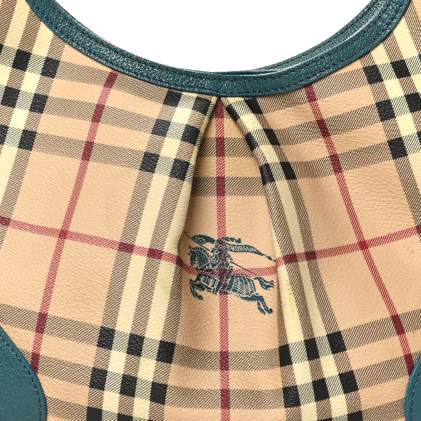 Haymarket Check Small Hernville Hobo Blue