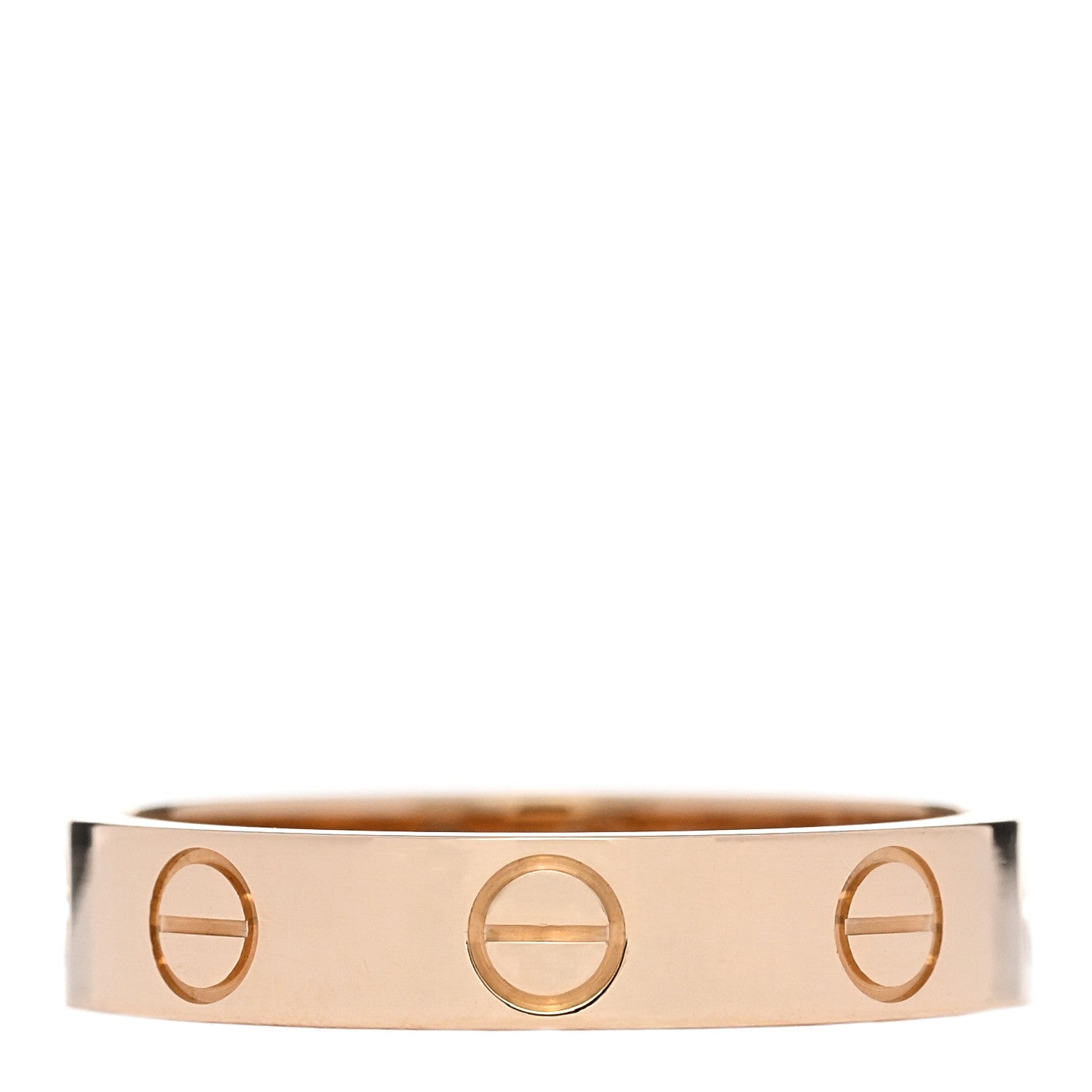 Cartier 18K Yellow Gold 3.5mm LOVE Wedding Band Ring 50 5.25 1 of 5