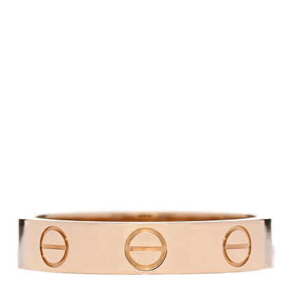Cartier 18K Yellow Gold 3.5mm LOVE Wedding Band Ring 50 5.25 1 of 5