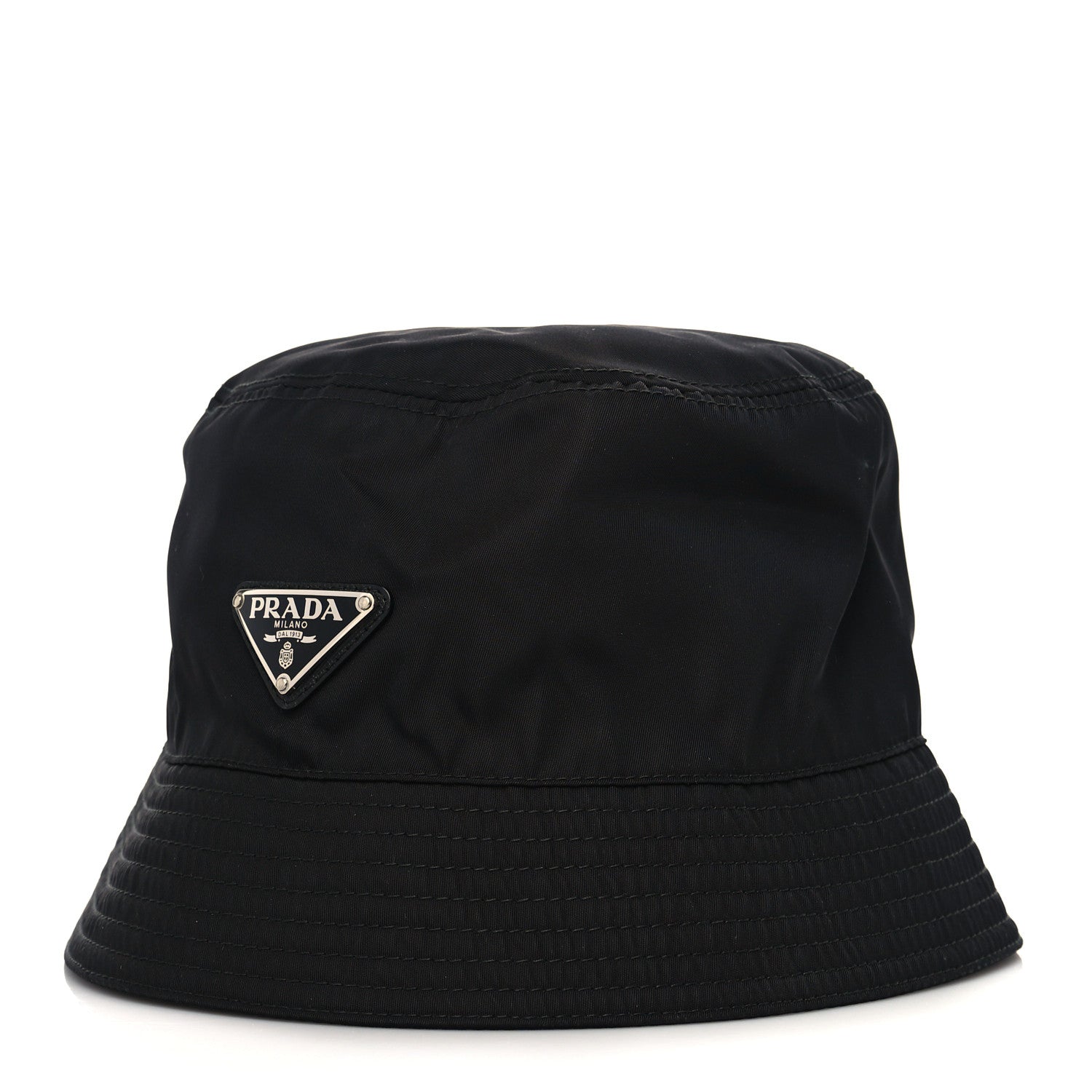 Prada Nylon Bucket Hat M Black 1 of 7