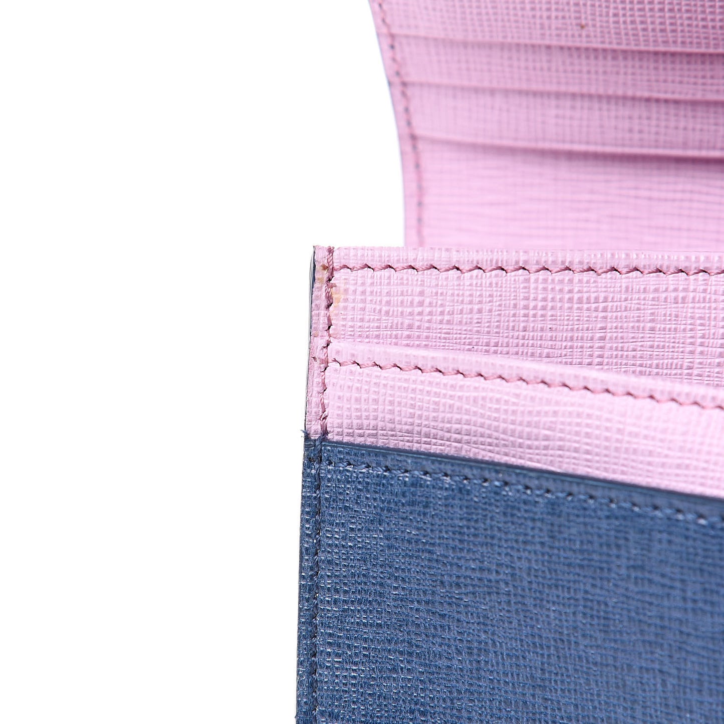 Vitello Elite Crystal Eye Monster Continental Wallet Cobalt Lavender Pink