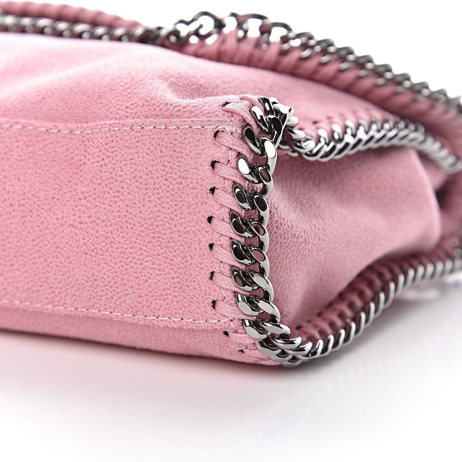 Stella McCartney Shaggy Deer Mini Falabella Shoulder Bag Pink 9 of 10