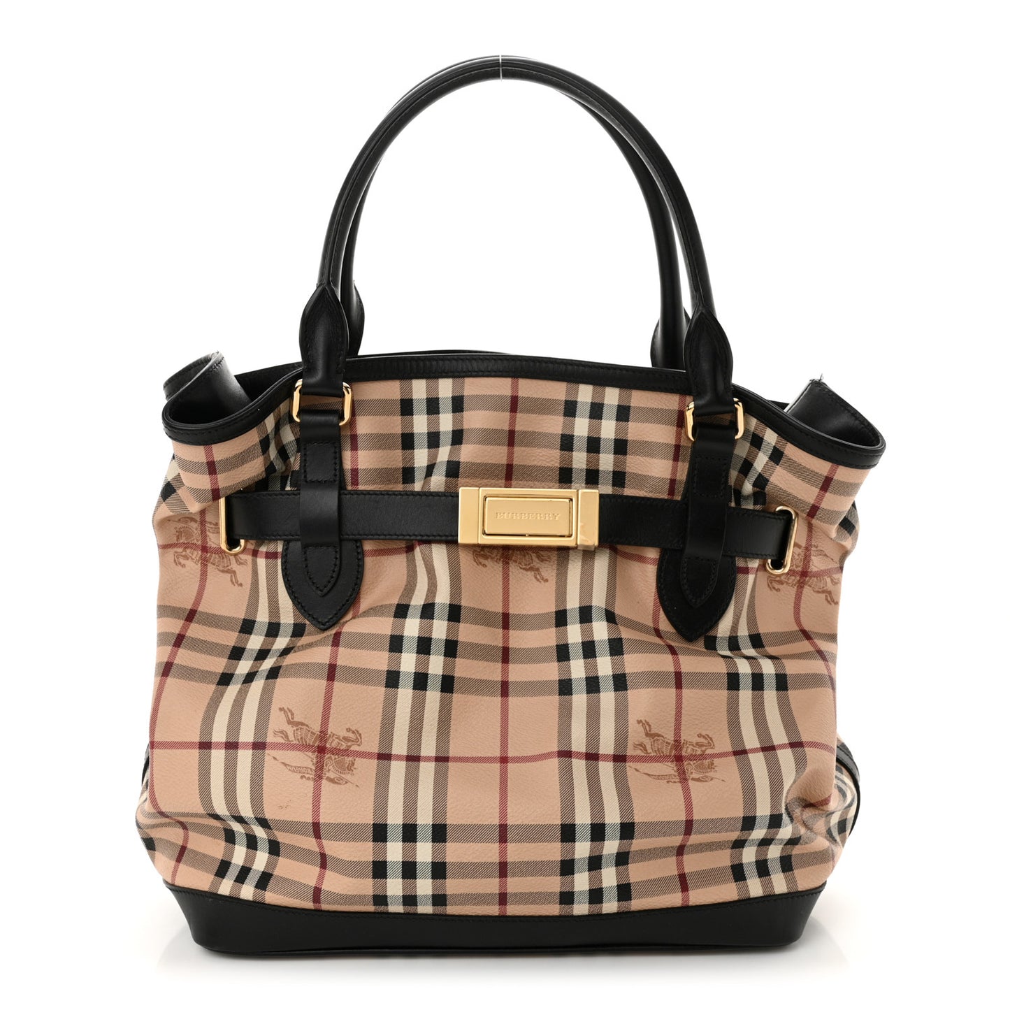 Haymarket Check Medium Golderton Tote Black