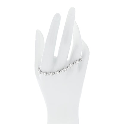Parker & West by FASHIONPHILE PARKER & WEST BY FASHIONPHILE PARKER & WEST BY FASHIONPHILE 18K White Gold Diamond Sapphire Bracelet 2 of 6