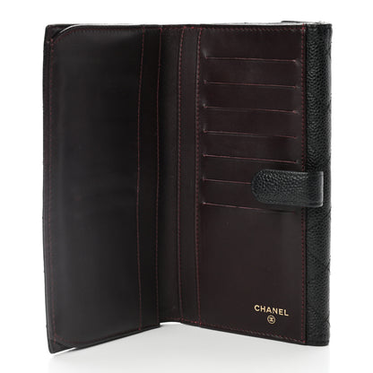 Chanel Caviar Quilted CC French Flap Wallet Black 5 of 9