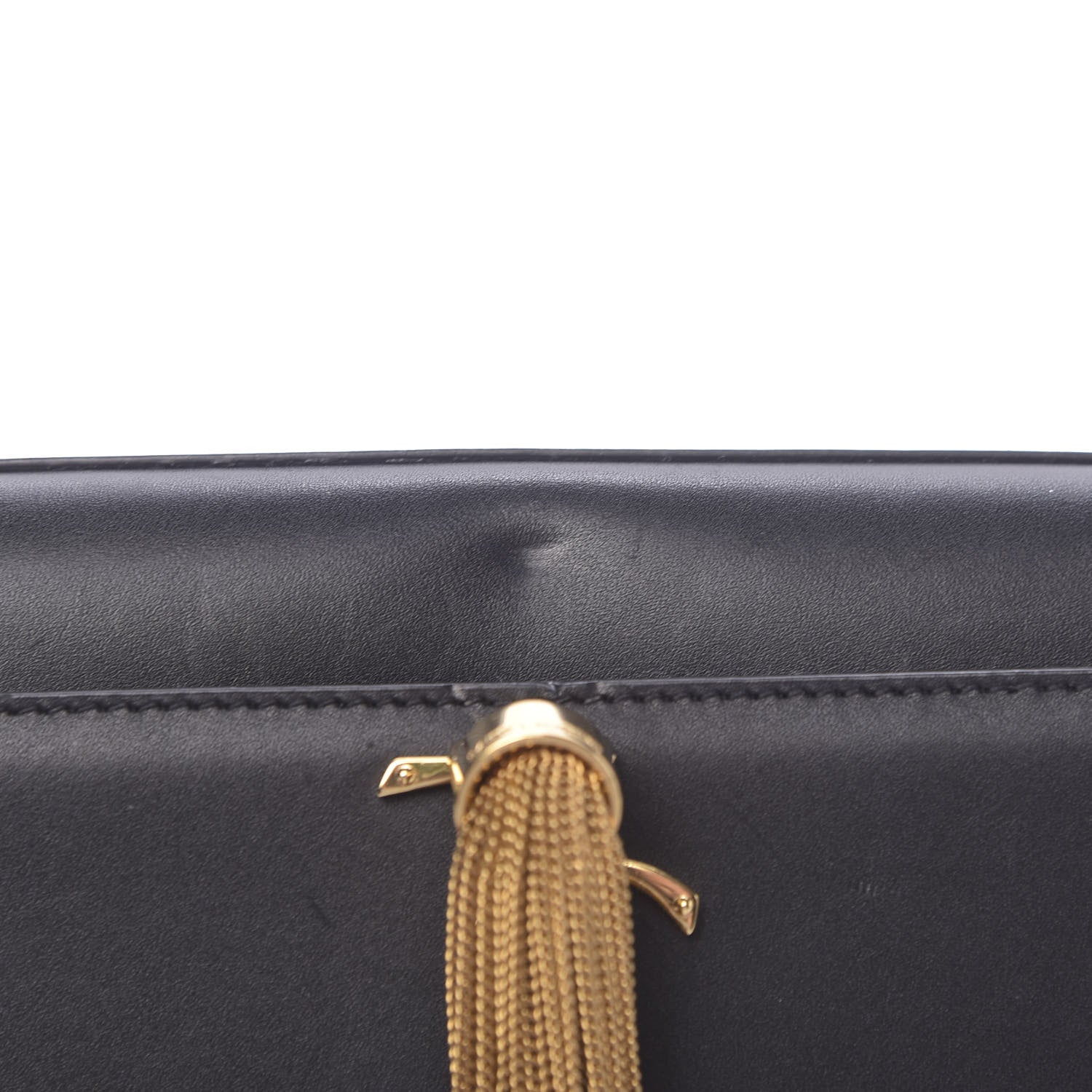 Saint Laurent Calfskin Small Classic Monogram Kate Tassel Satchel Black 9 of 15