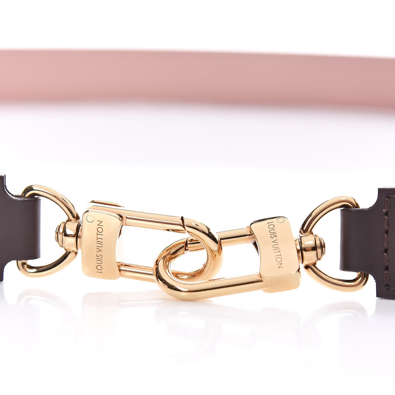 Louis Vuitton Calfskin Bond Street Shoulder Strap Brown Magnolia 3 of 3