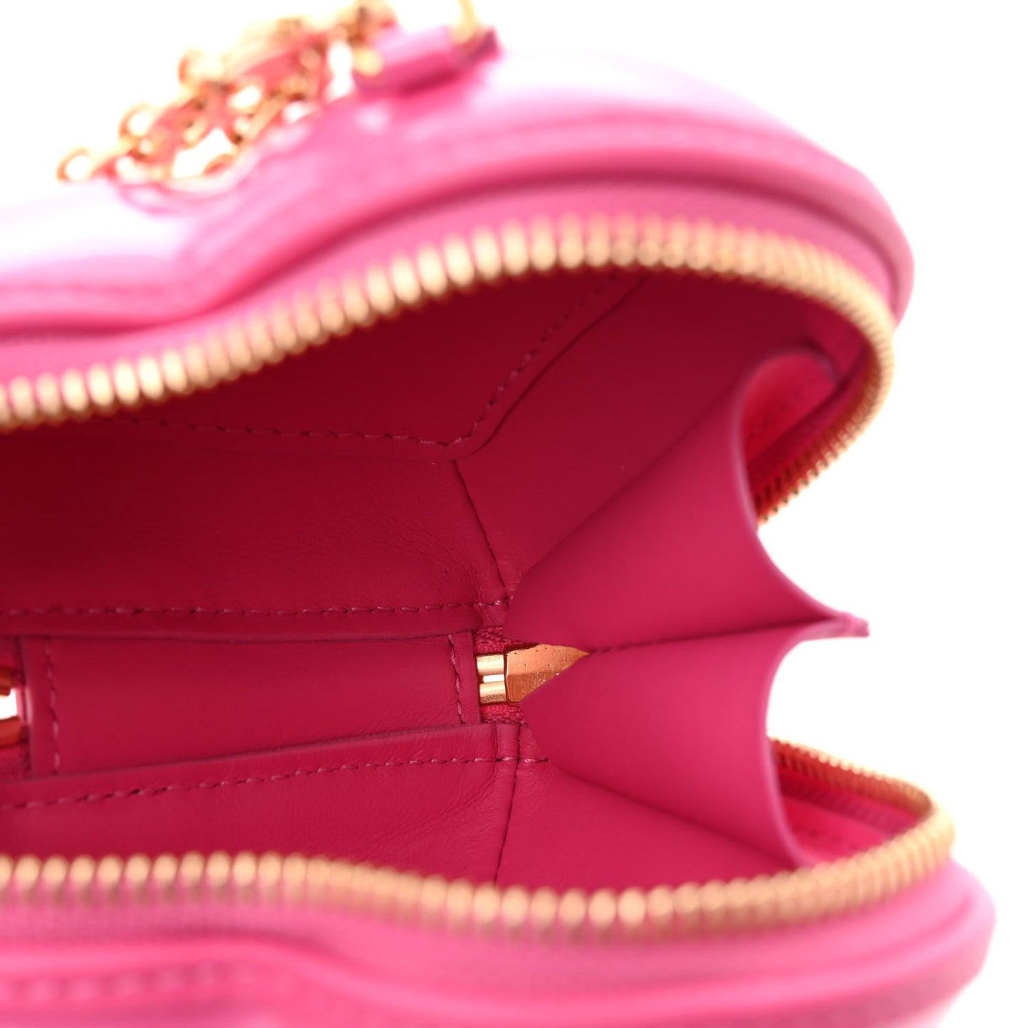 Vernis Keep My Heart Chain Bag Neon Pink