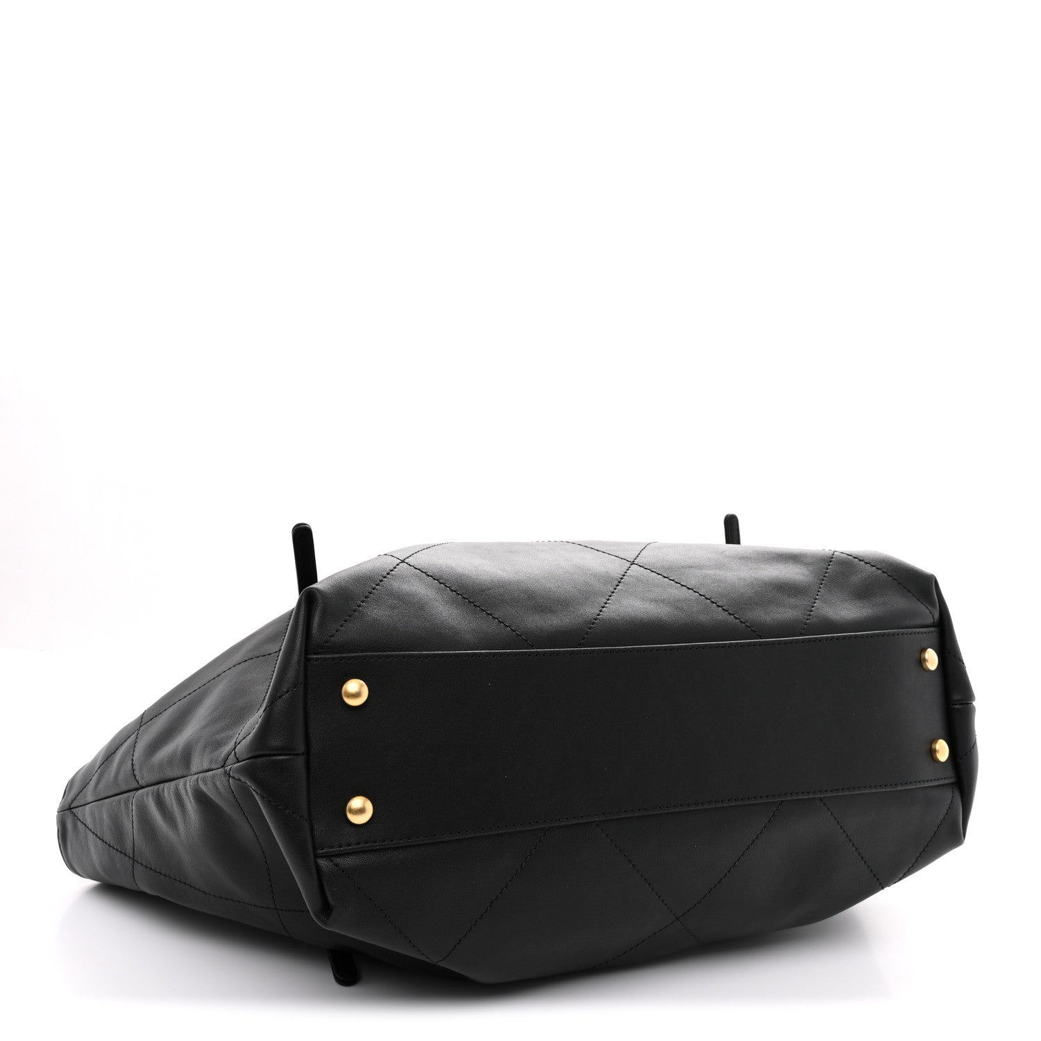 Chanel Calfskin Quilted Small Shopping Bag Black 5 of 11