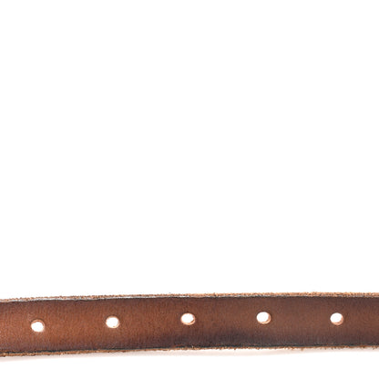 Gucci Faded Calfskin Double G 20mm Belt 80 32 Cuir 3 of 7