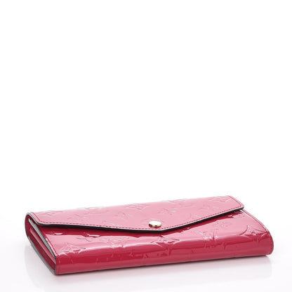 Louis Vuitton Vernis Sarah Wallet NM Rose Indien 4 of 8