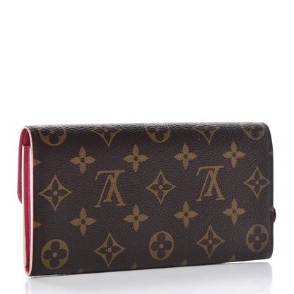 Louis Vuitton Monogram Bloom Flower Emilie Wallet 3 of 10