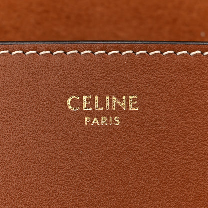Celine Smooth Calfskin Cuir Triomphe Folco Crossbody Bag Tan 6 of 11