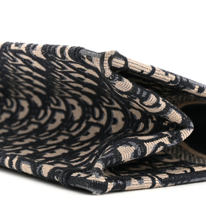 Christian Dior Oblique Medium Book Tote Blue Multicolor 10 of 12