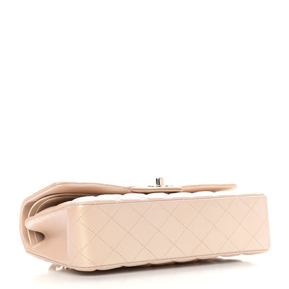 Chanel Iridescent Calfskin Quilted Medium Double Flap Dark Beige 3 of 8